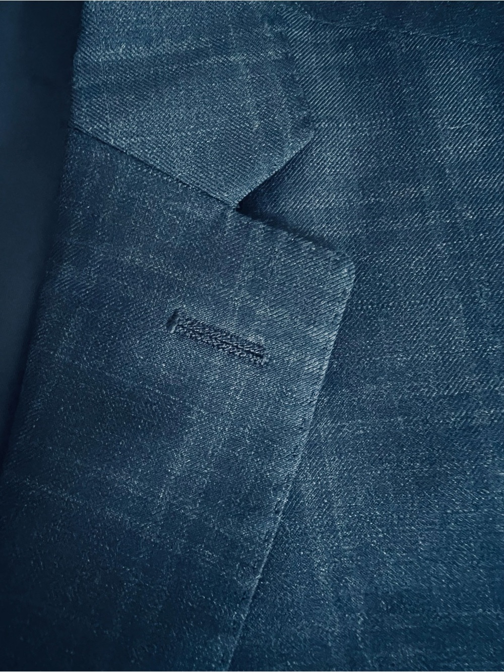 Ryan Seacrest Distinction Men's Navy Plaid Sport Coat